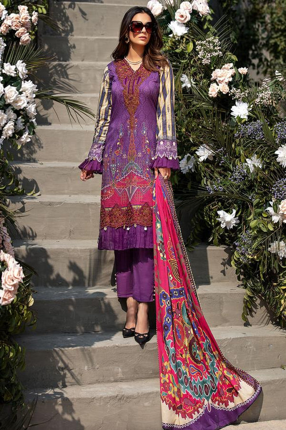 Purple Glimmer- Umang Lawn by Motifz US-MUL-2832