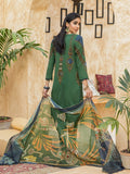 Hunter green- Rococo Festive Digital Lawn Collection by Salitex US-WK-00668A