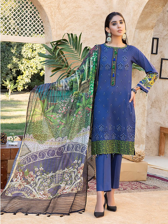 Sweet Berry- Rococo Festive Digital Lawn Collection by Salitex US-WK-00670A