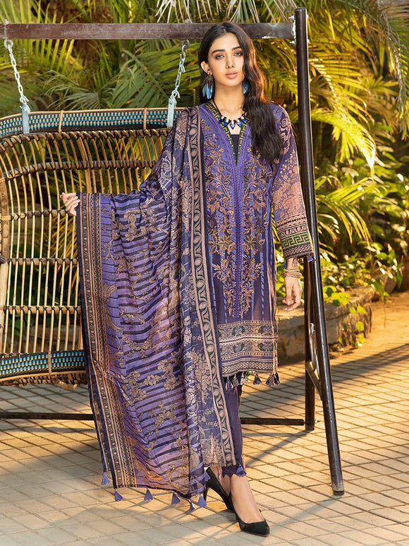 Purple rosewood- Estella Lawn collection By Salitex US-SEL-11