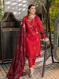 Barn red- Estella Lawn collection By Salitex US-SEL-09
