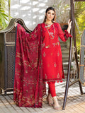 Barn red- Estella Lawn collection By Salitex US-SEL-09