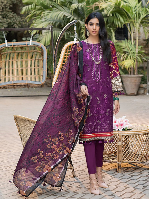 Purple love- Estella Lawn collection By Salitex US-SEL-03