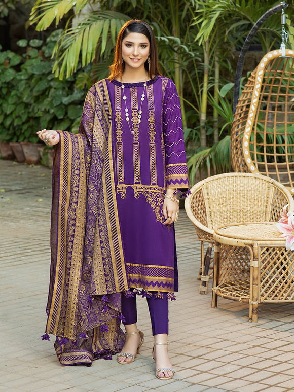Electric purple- Estella Lawn collection By Salitex US-SEL-07